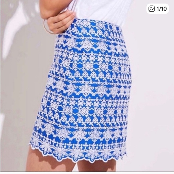 Loft embroidered skirt - Picture 2 of 8